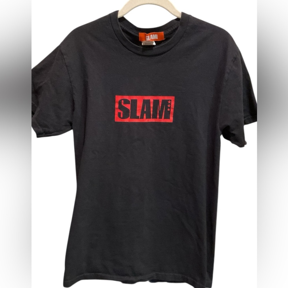 SLAM 90’s Logo Heavy Black T Shirt